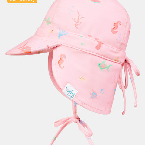 Toshi Swim Baby Flap Cap Classic/Coral