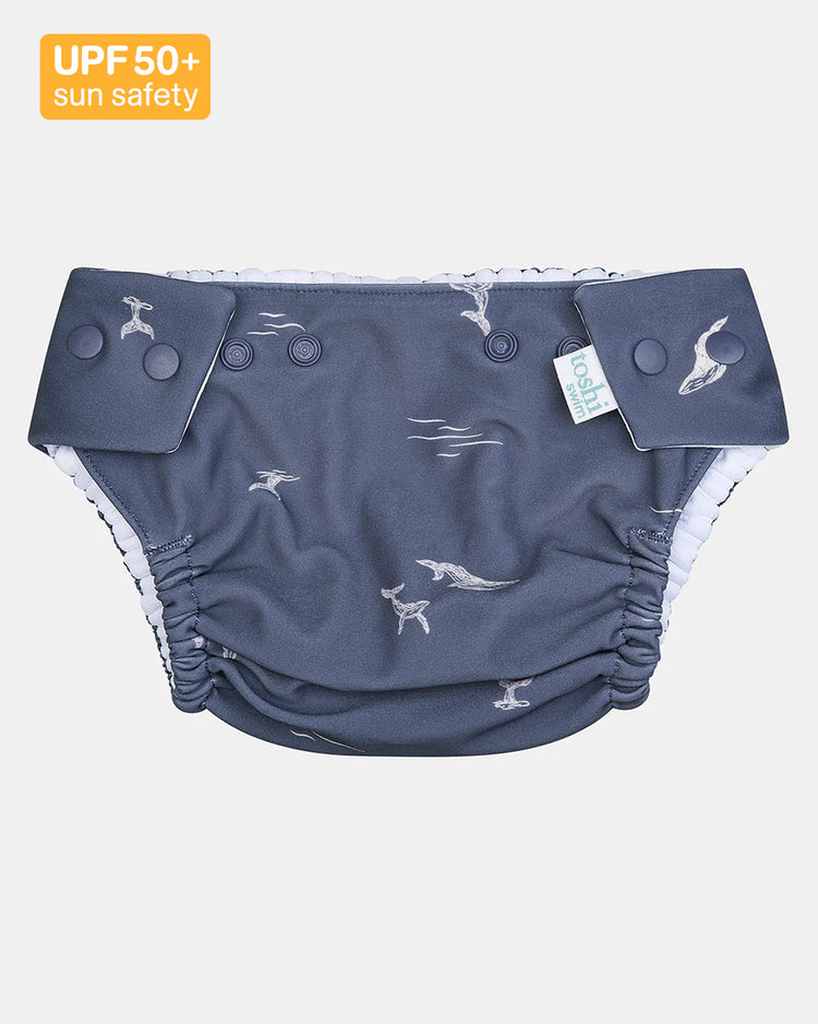 Toshi Swim Baby Nappy Classic - Whales
