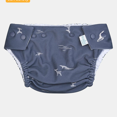 Toshi Swim Baby Nappy Classic - Whales