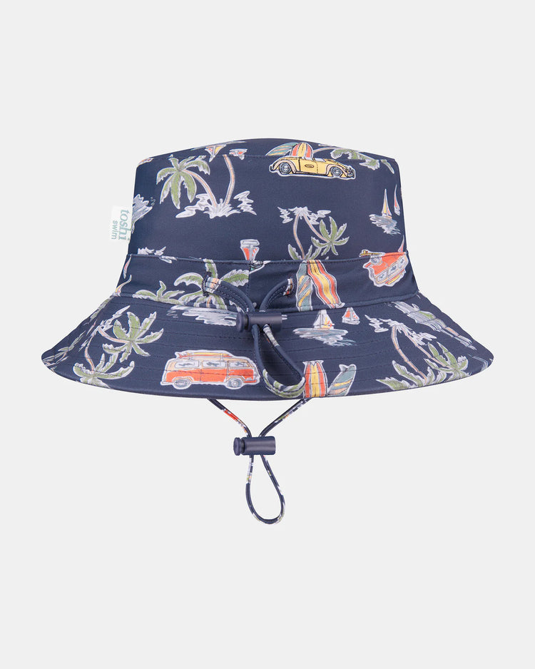 Toshi Swim Kids Sunhat Classic-Surf Twilight