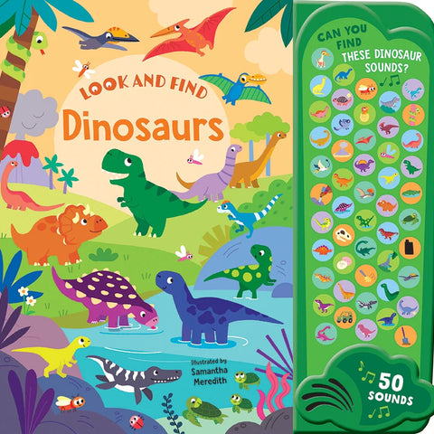 Look and Find - 50-Button Mega Sound Book - Dinosaurs