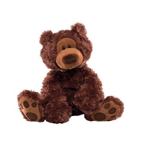 BEAR: PHILBIN CHOCOLATE 33CM