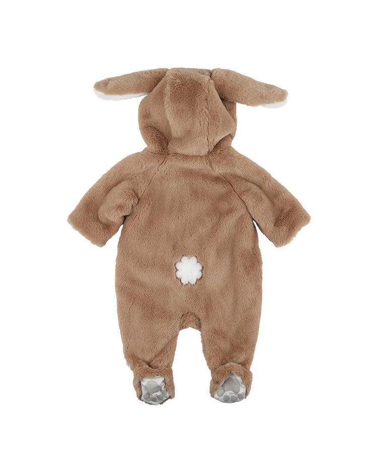Fox & Finch  LATTE FAUX FUR BUNNY ONESIE