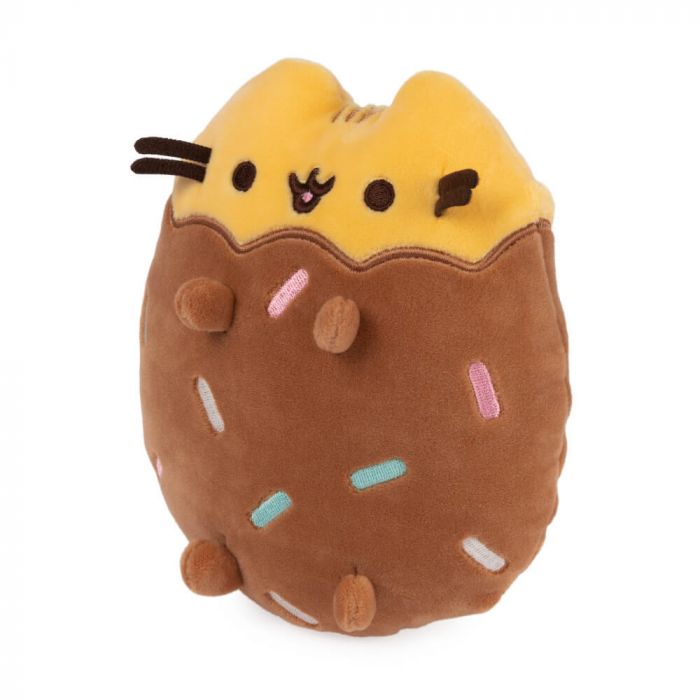 PUSHEEN CHOCOLATE DIPPED COOKIE RAINBOW SPRINKLES