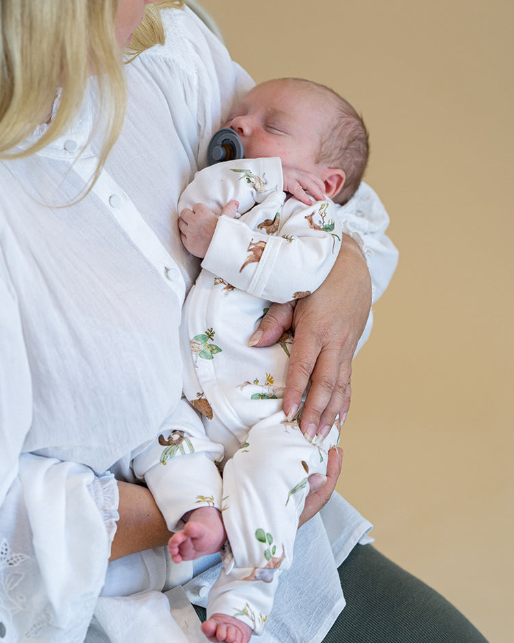 BEBE AUSTRALIANA ORGANIC LS ZIPSUIT