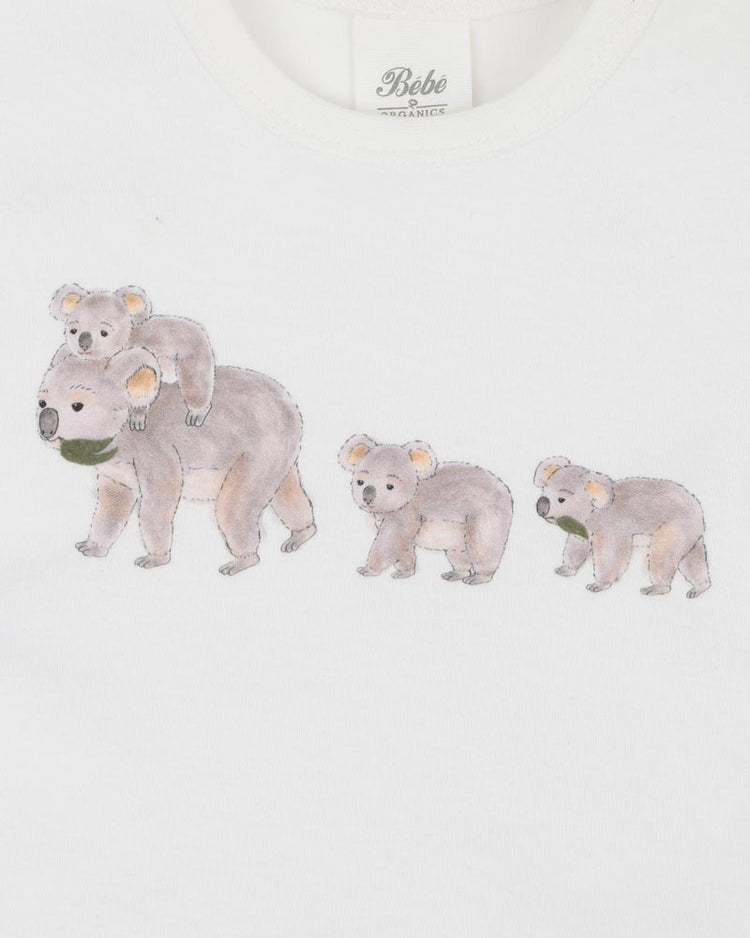 BEBE AUSTRALIANA KOALA ORGANIC TEE