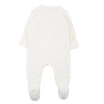BEBE FRANKIE ZIP ROMPER IN CREAM (00000 Premature)