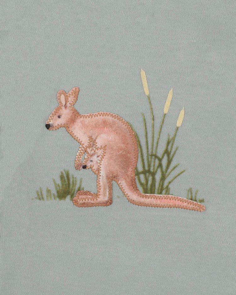 BEBE CHARLIE KANGAROO ORGANIC ZIPSUIT