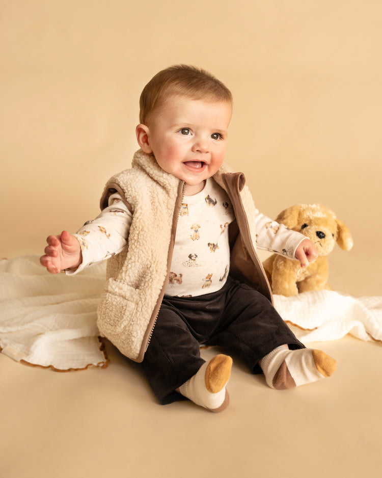 BEBE NATURAL SHERPA VEST