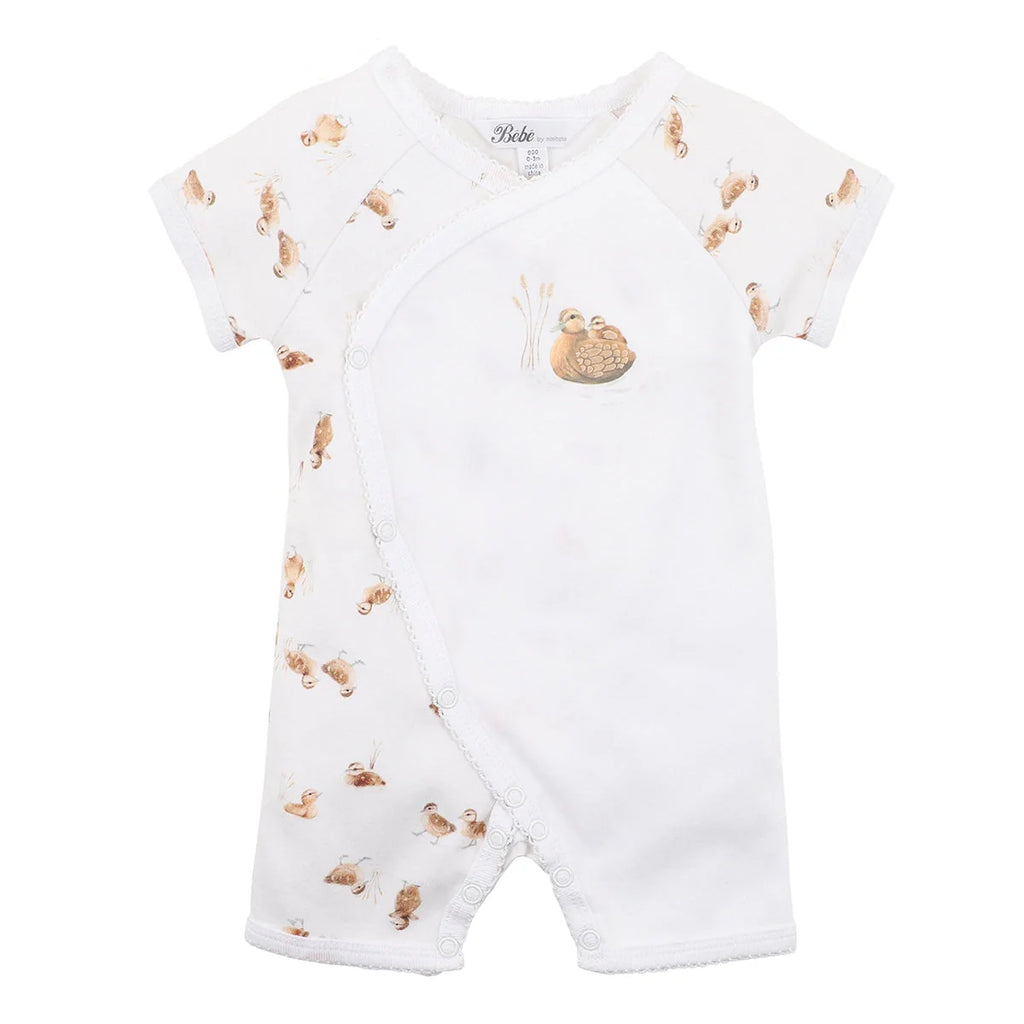 Bebe Jessie Wrap Romper Premature and Newborn