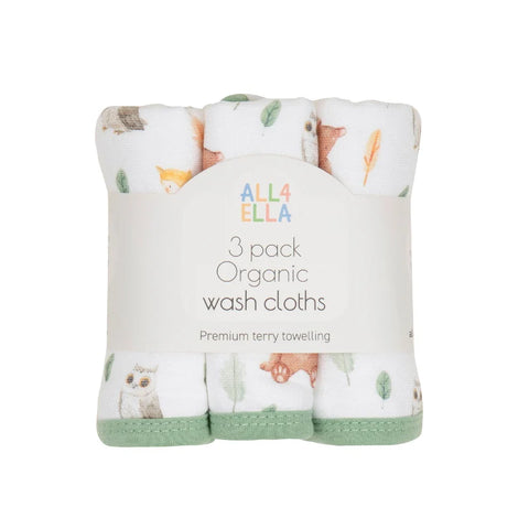 ALL4ELLA Baby hooded towel - Forest Friends