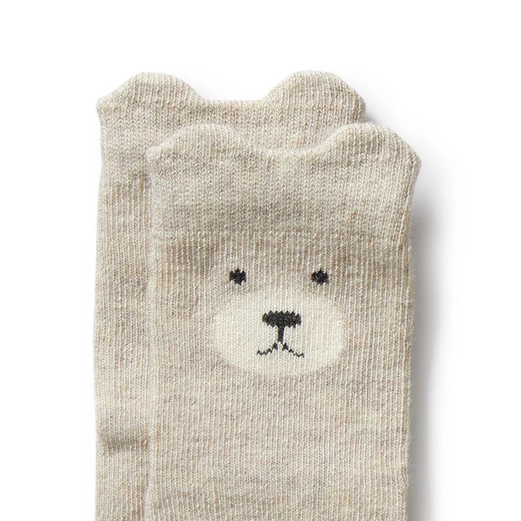 Wilson & Frenchy Organic 4 Pack Baby Socks (Buttermilk, Oat, Cloud, Walnut)