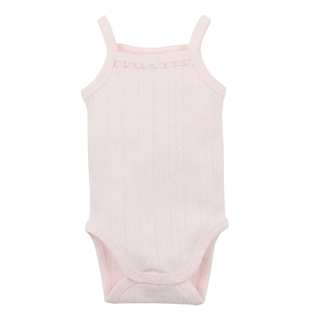 BEBE PINK POINTELLE BODYSUIT