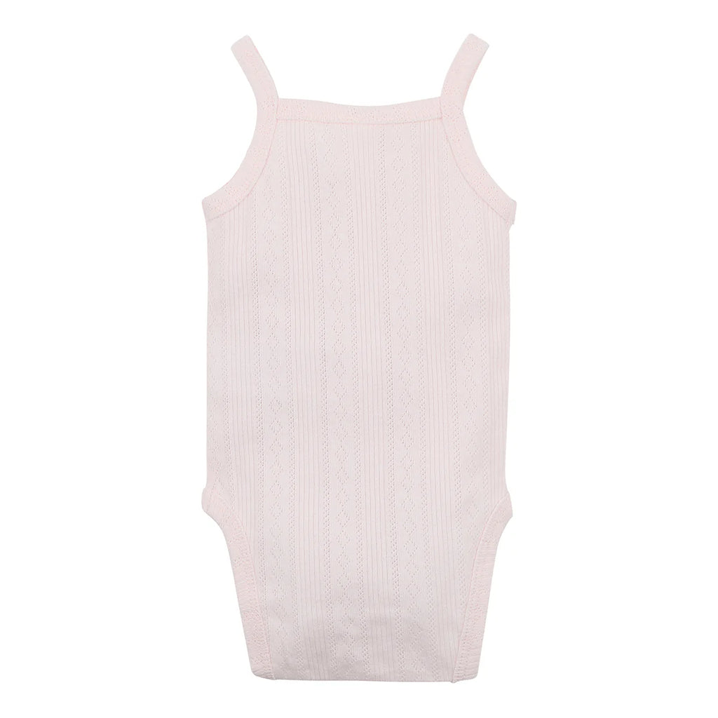 BEBE PINK POINTELLE BODYSUIT