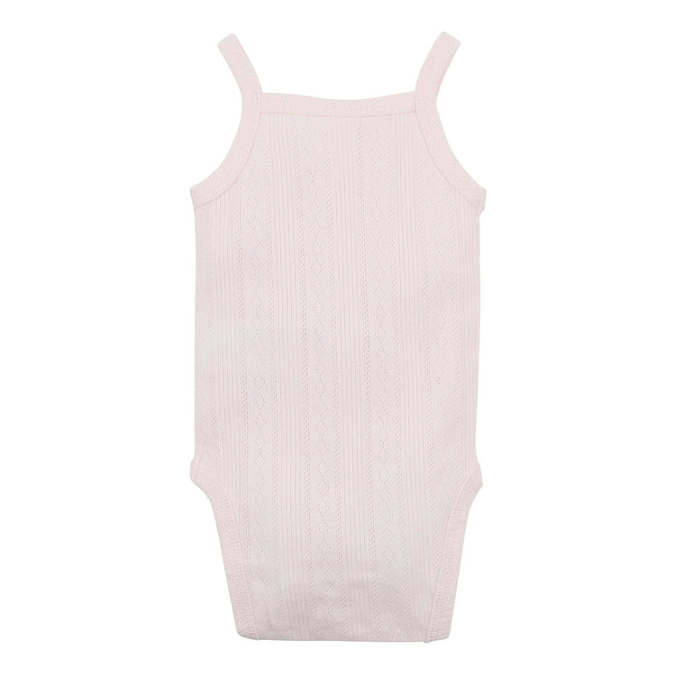 BEBE PINK POINTELLE BODYSUIT