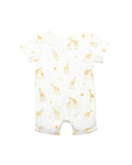 BEBE GIRAFFE ORGANIC SS ROMPER