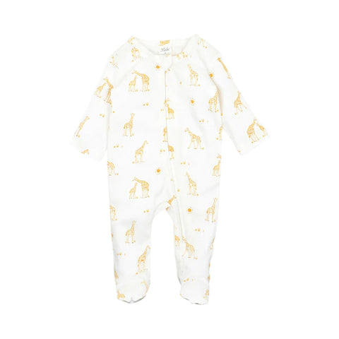 BEBE GIRAFFE ORGANIC LS ONESIE