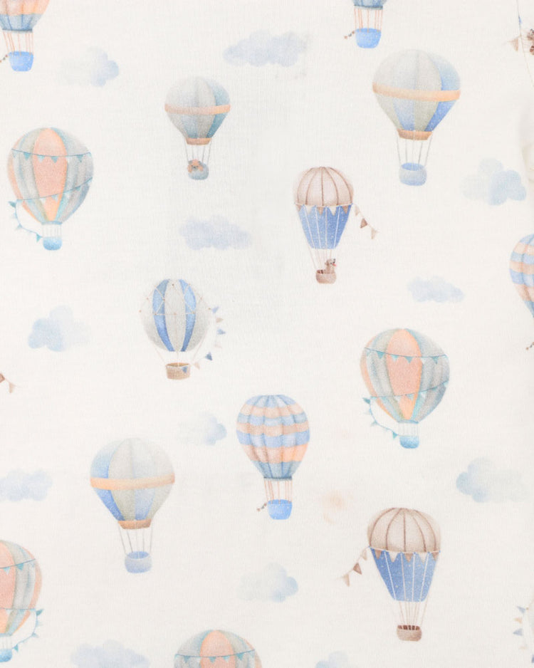 BEBE SKY HIGH ORGANIC SS ZIPSUIT