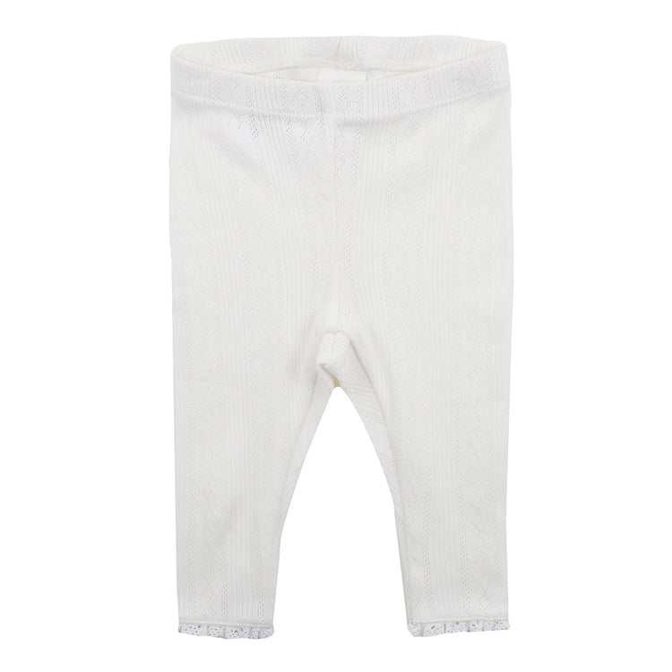 Bebe CLOUD ORGANIC POINTELLE LEGGING