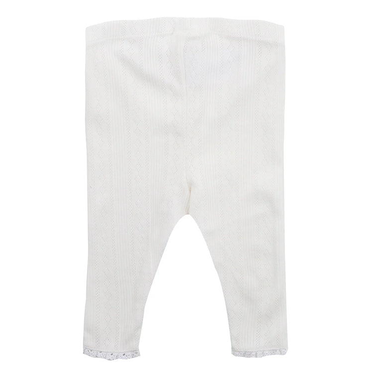 Bebe CLOUD ORGANIC POINTELLE LEGGING