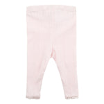 BEBE WHITE LABLE PINK POINTELLE LEGGING
