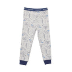 Marquise Boys Grey Origami Dinosaur Pyjamas