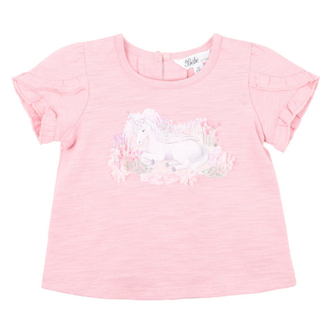 BEBE FLORENCE UNICORN TEE
