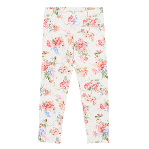 BEBE ANYA BLOOM ORGANIC LEGGINGS 3-7YRS