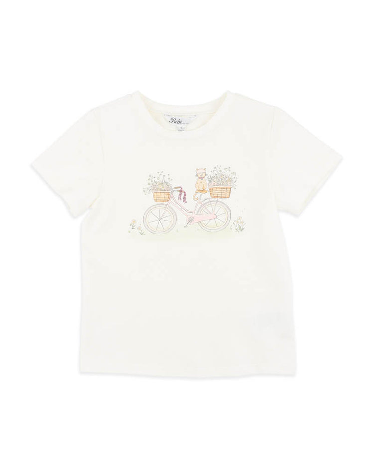 BEBE TESS BICYCLE TEE