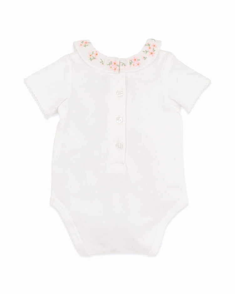 BEBE TESS EMB. COLLAR BODYSUIT