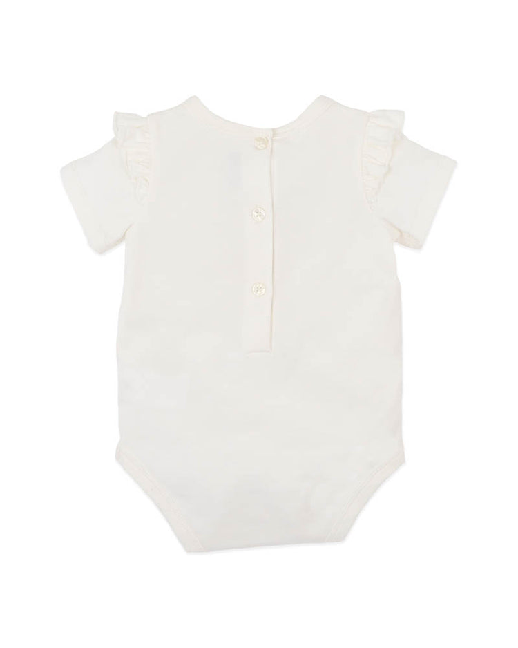 BEBE FESTIVE REINDEER BODYSUIT & SHORTS SET