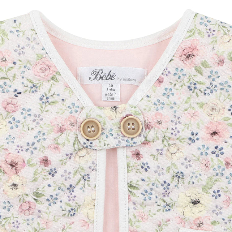 BEBE FREYA QUILTED VEST (SIZE 000-0)