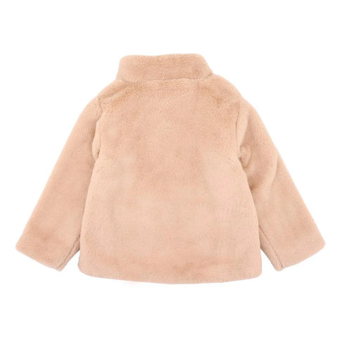 BEBE LYLA FAUX FUR COAT