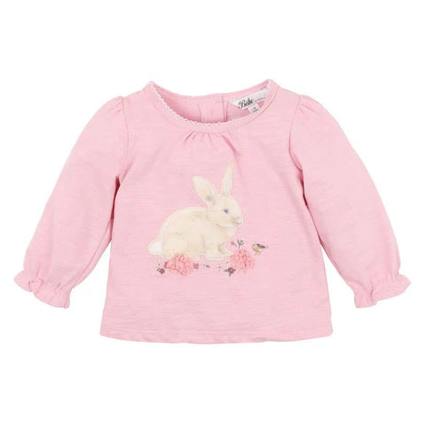 BEBE FLOSSY BUNNY TEE