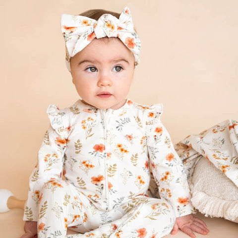 BEBE GEMMA ORGANIC ZIPSUIT