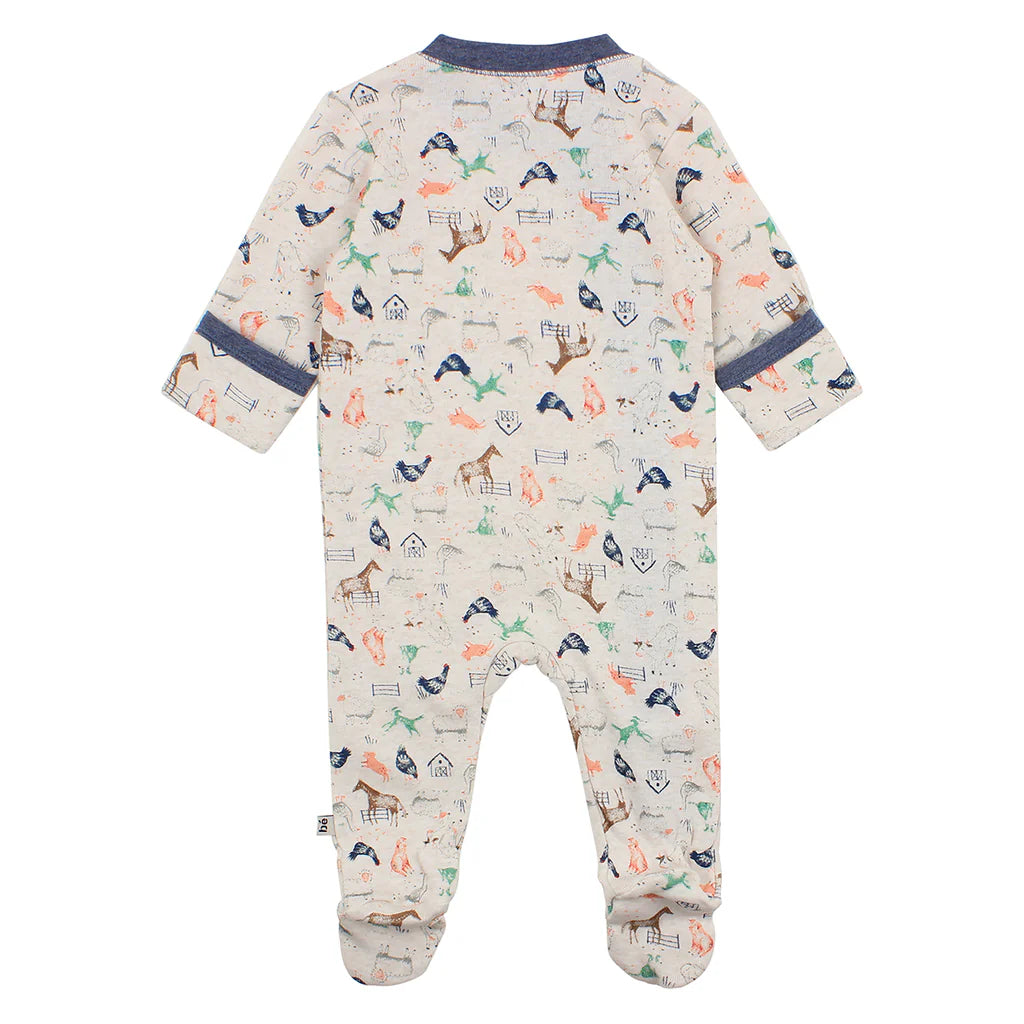 BEBE BEAU ZIP ROMPER(00000 Premature)