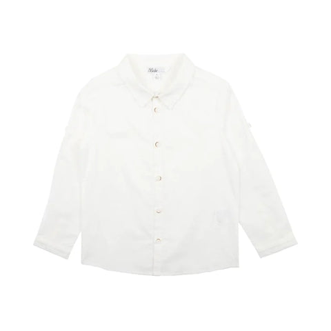 BEBE LIAM IVORY SHIRT 2-7Y