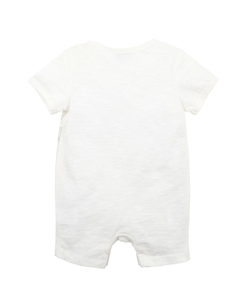 BEBE CHESTER FARM SS ROMPER