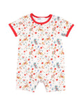 Bebe FESTIVE PRINT SS ROMPER