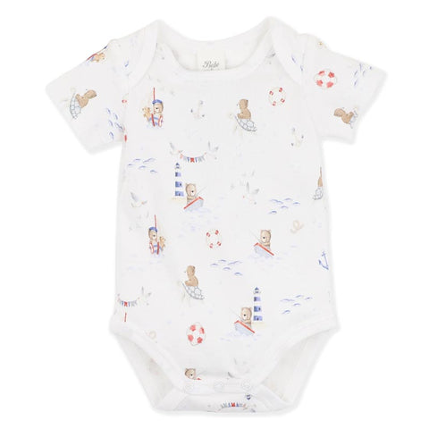 BEBE AXEL PRINT ORGANIC  BODYSUIT