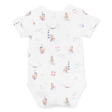 BEBE AXEL PRINT ORGANIC  BODYSUIT