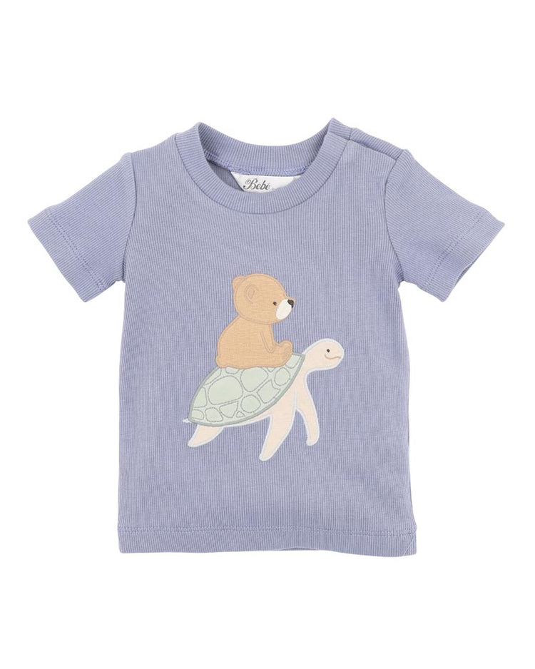 BEBE AXEL TURTLE ORGANIC TEE