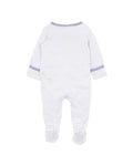BEBE AXEL STRIPE ORGANIC LS  ZIPSUIT