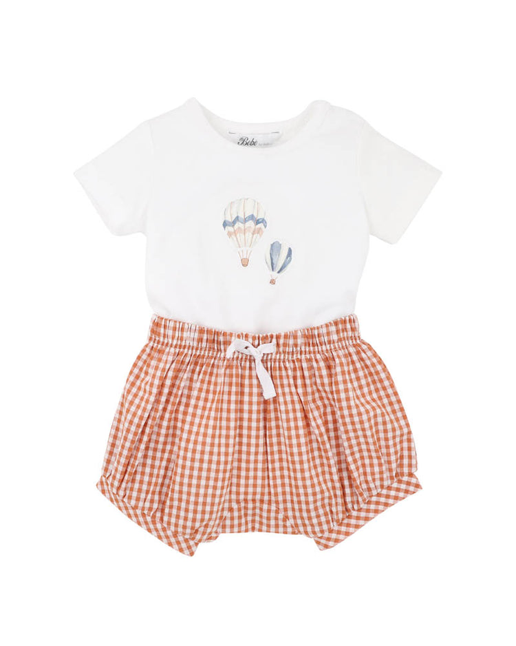BEBE HARLAN HOT AIR BALLOON 2 PIECE SET