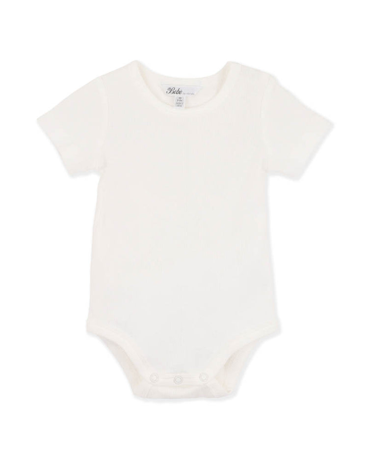 BEBE ROMAN PLAIN RIB BODYSUIT