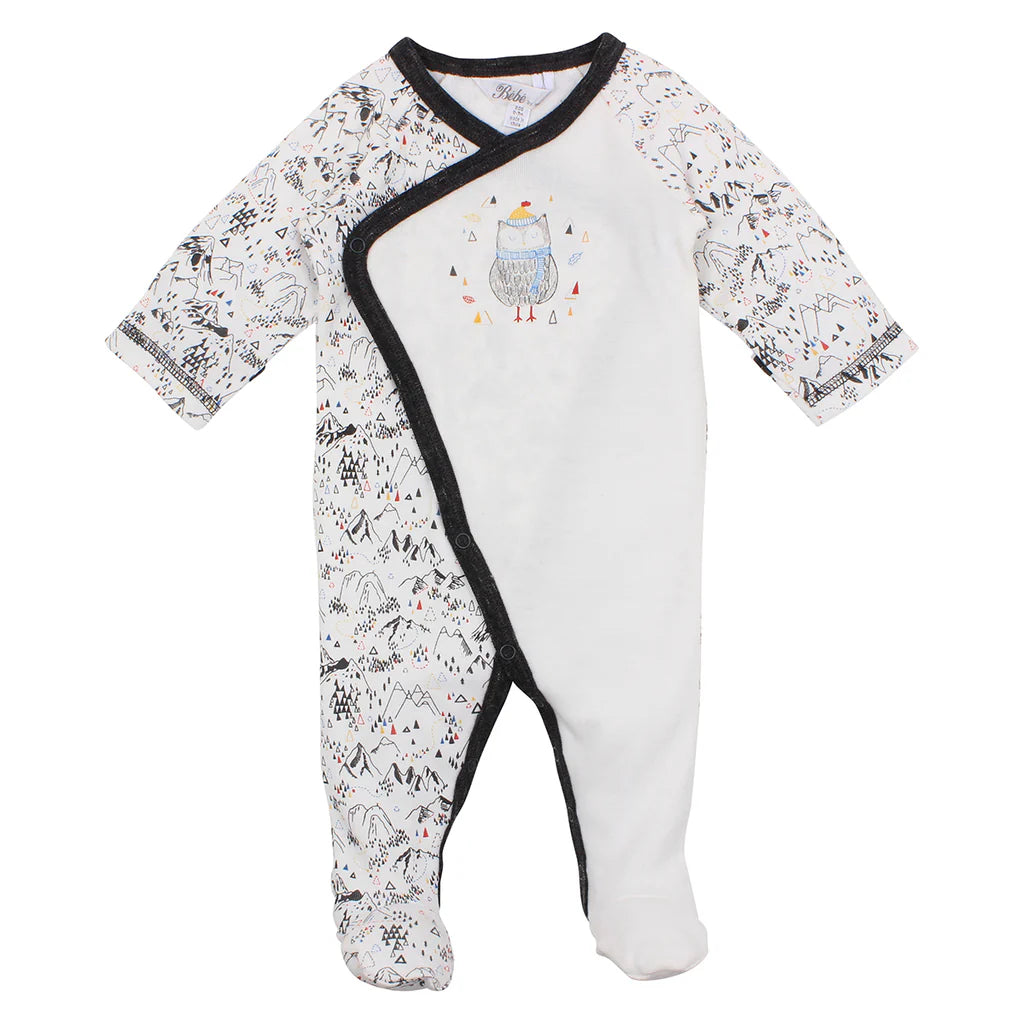 BEBE OSKAR WRAP ROMPER (00000 Premature)