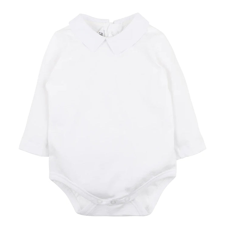 BEBE JUDE IVORY SHIRT BODYSUIT