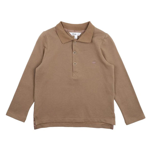 BEBE LIAM LS POLO CARAMEL