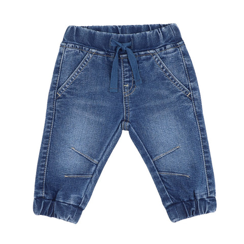 BEBE ISAAC DENIM PULL ON JEANS