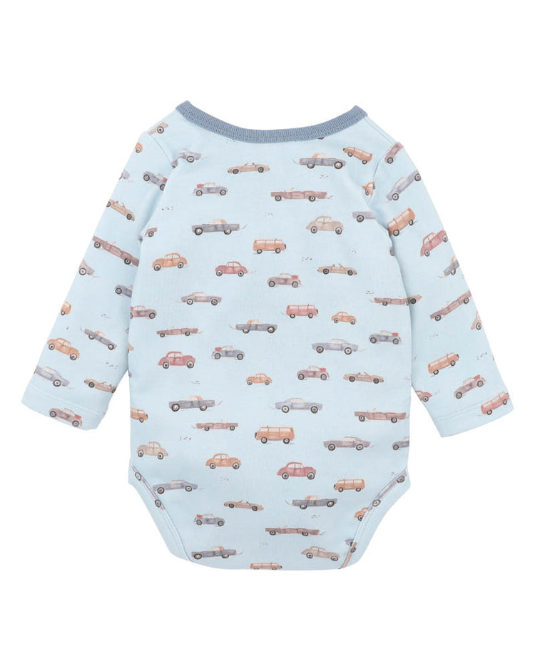 BEBE ALVIN CAR ORGANIC LS BODYSUIT